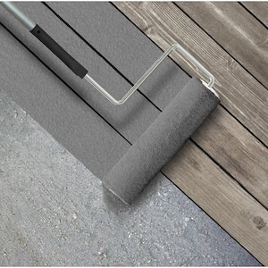 1 Gal. #PFC-63 Slate Gray Textured Low-Lustre Enamel Interior/Exterior Anti-Slip Porch and Patio Floor Paint