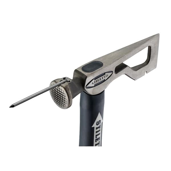Stiletto 9 oz. Drywall Axe Fiberglass Hammer with 13 in. Handle