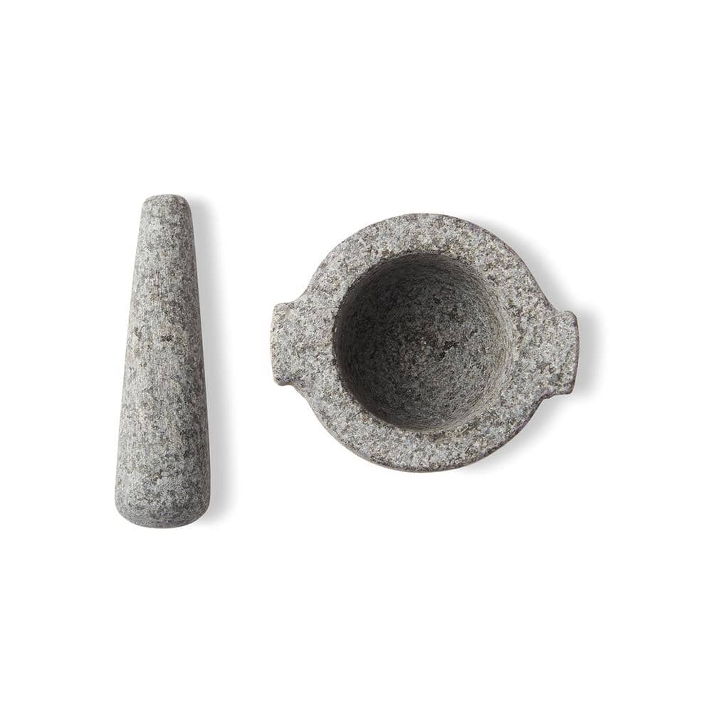 Granite 4-Inch Stone Mortar and Pestle Set
