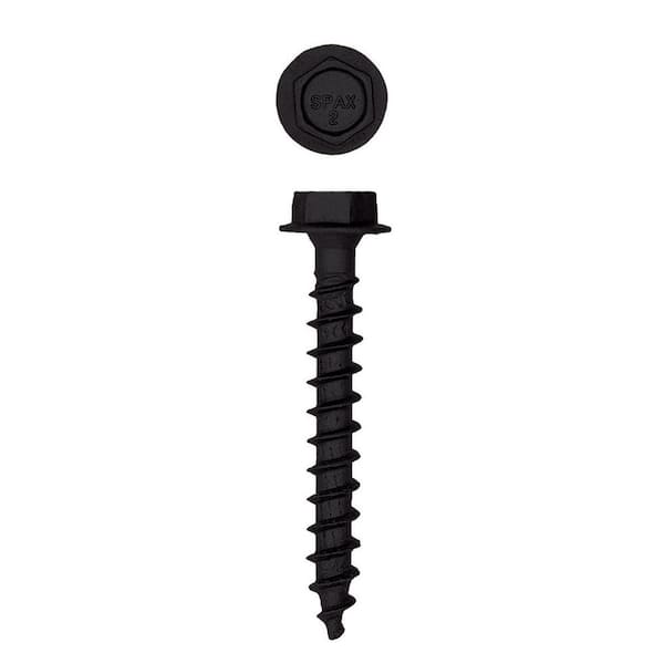 1/4 in. x 2 in. Exterior Hex Head Structural Wood Lag Screws Powerlags Hex (50 Each) Bit Included