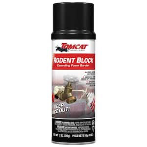 Indoor Rodent Block Expanding Foam Barrier 12 oz. Fills Gaps to Keep Mice From Entering the Home