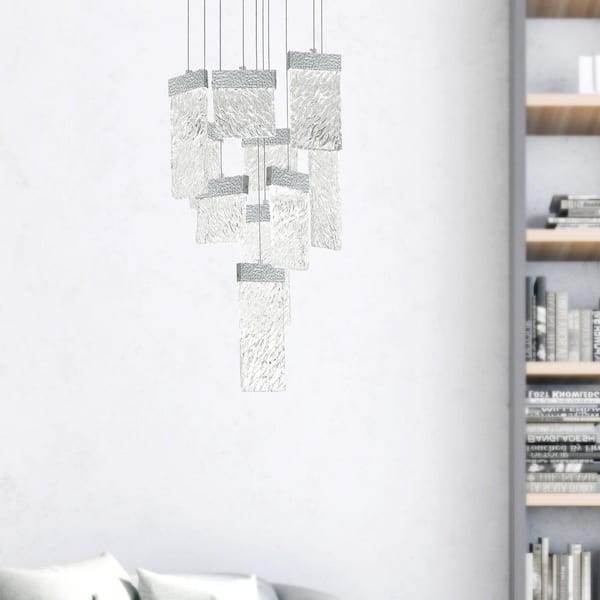 Carolina LED Chandelier With Pewter Finish