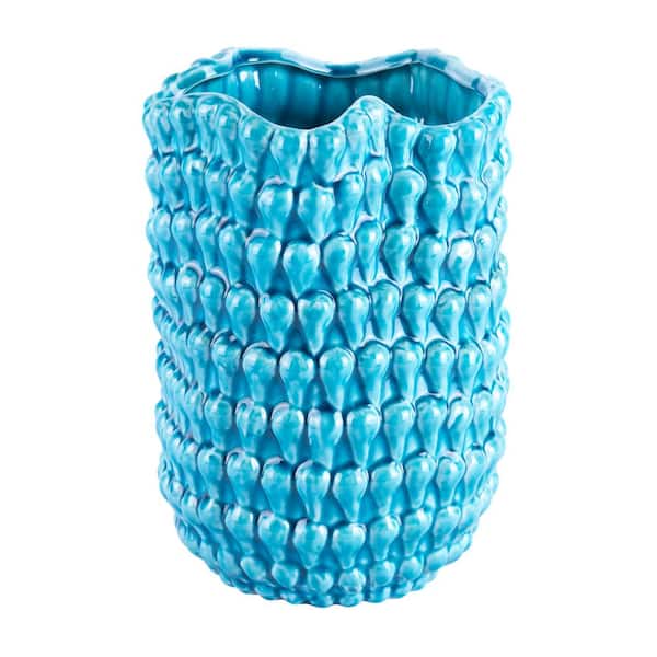 ZUO Turquoise Anis Medium Decorative Vase