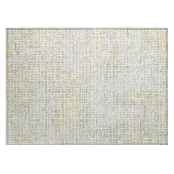 Chantille Machine Washable Indoor/Outdoor Abstract ACN2856 Ivory 3 ft. x 4 ft. Area Rug