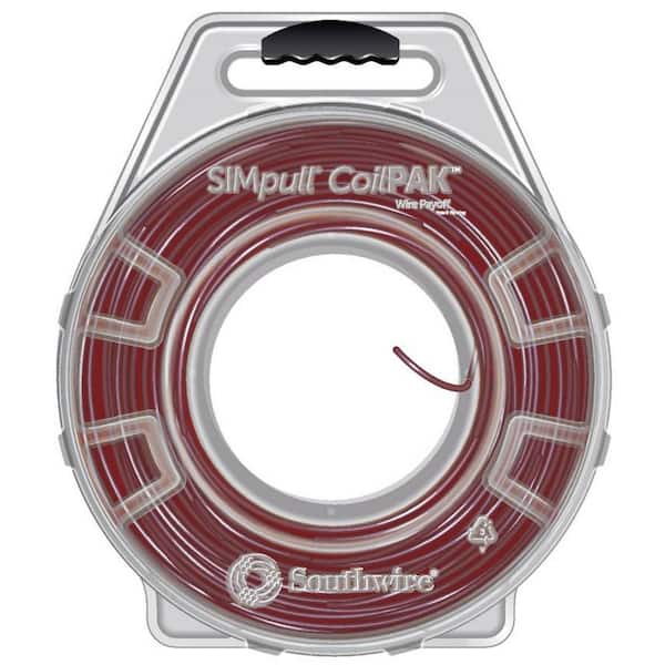 1250 ft. Red 10/1 Sol CU CoilPAK SIMpull THHN Wire