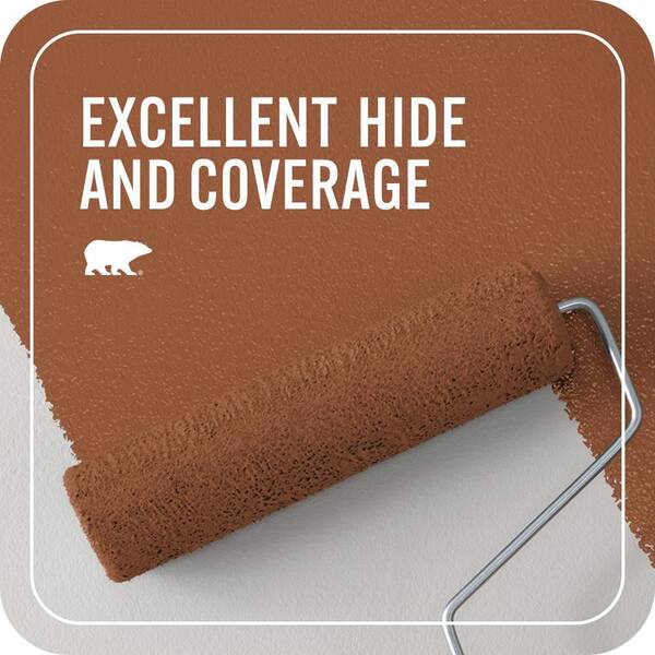 BEHR PREMIUM PLUS 8 oz. #230D-7 Cinnamon Brandy Satin Enamel