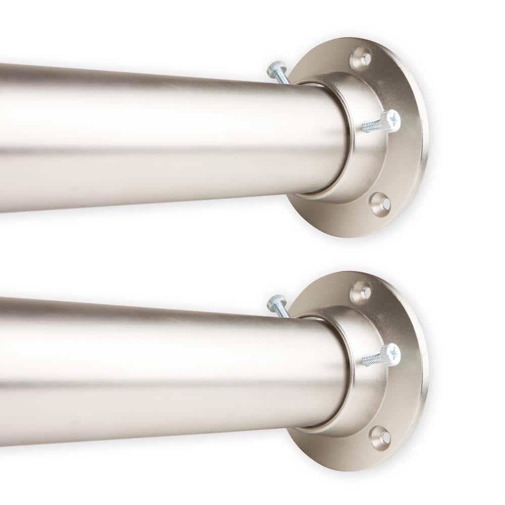 Rod Desyne Adjustable 48 in. - 84 in. Room Divider 1.5 in. Dia Single ...