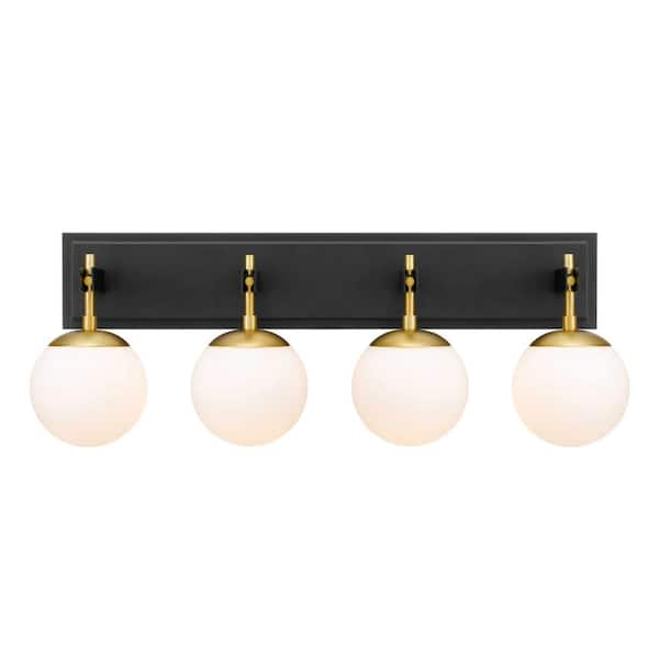 Varaluz Allie 30.25 in. 4-Light Gold Vanity Light