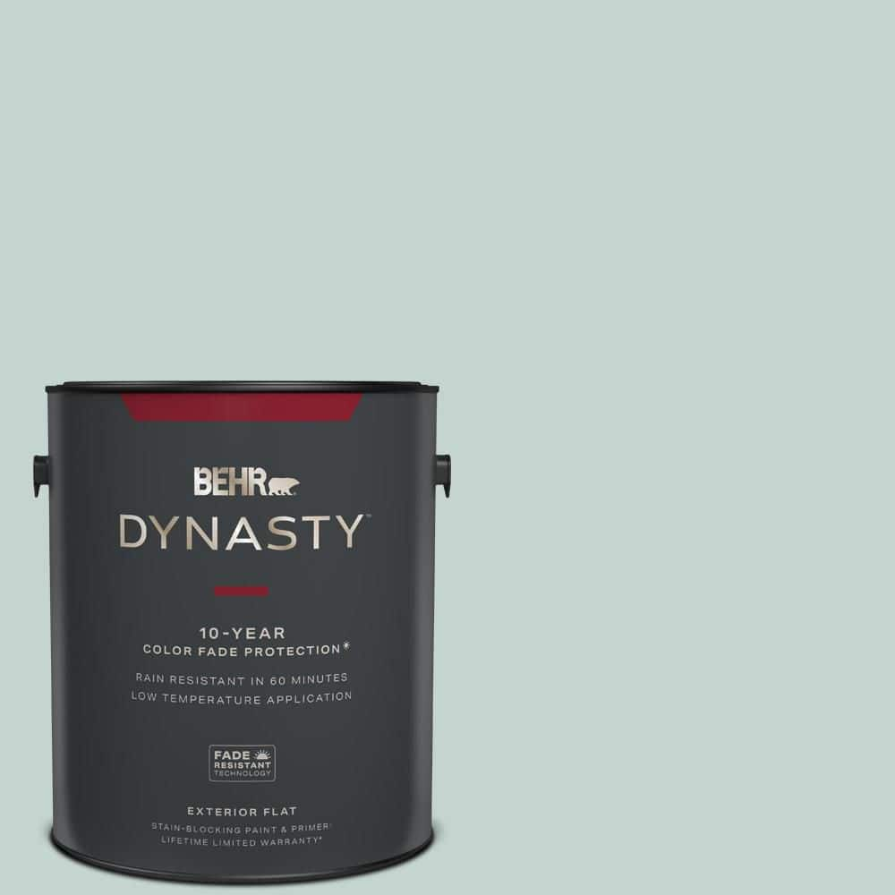 BEHR DYNASTY 1 gal. #490E-3 Celtic Gray Flat Exterior Stain-Blocking ...