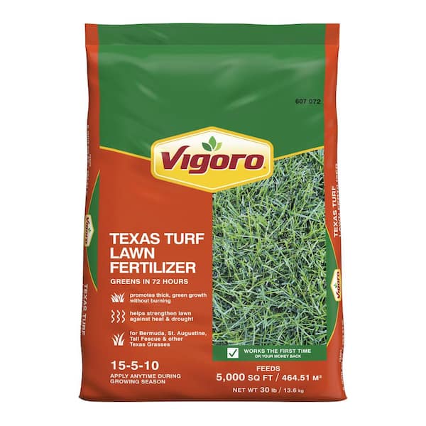 Vigoro 30 lbs. 5,000 sq. ft. Lawn Fertilizer for Texas Grass Types