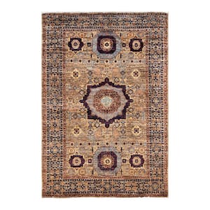 Serapi One-of-a-Kind Traditional Beige 3 ft. x 5 ft. Hand Knotted Tribal Area Rug