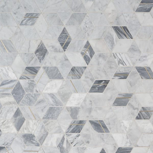 Ivy Hill Tile Utopia Bardiglio 13 58 In, Bardiglio Marble Tile Honed