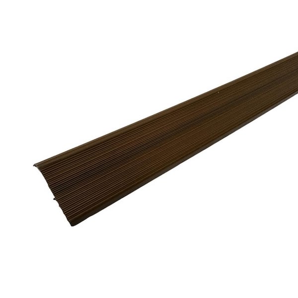 Ejoy 1.96 in. x 1.96 in. x 8.83 ft. Right Angle Light Teak Outdoor European Siding PVC End Trim (1-Pieces)