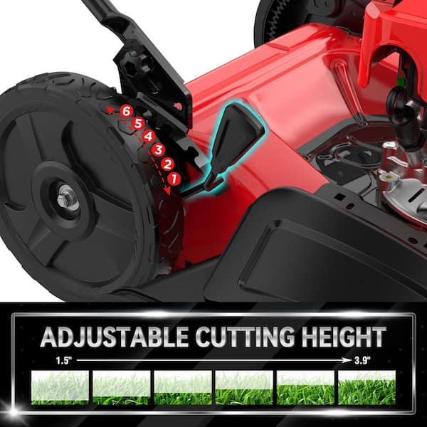 21 in. 144cc OHV 4-stroke engine 2-in-1 side discharge Gas Push Lawn Mower
