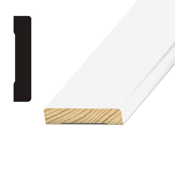 Unbranded Doorpack 9/16 in. x 3-1/4 in. x 84 in. Primed Pine Casing Molding(5-Pack)