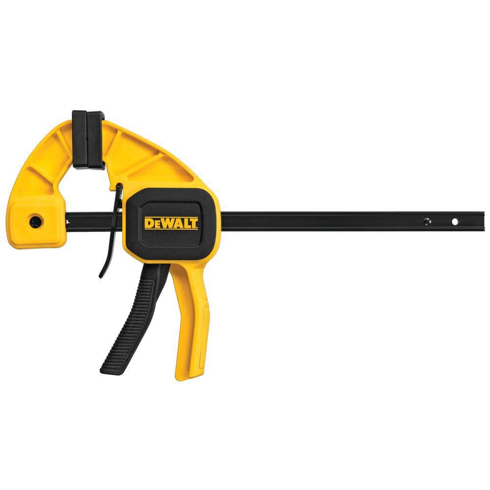 DEWALT 6 in. 100 lbs. Trigger Clamp with 2.43 in. Throat Depth DWHT83139 -  The Home Depot