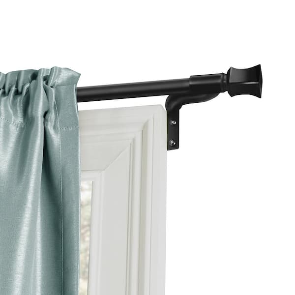 Cafe Single Curtain Rod, Home Depot Easy Install Curtain Rods