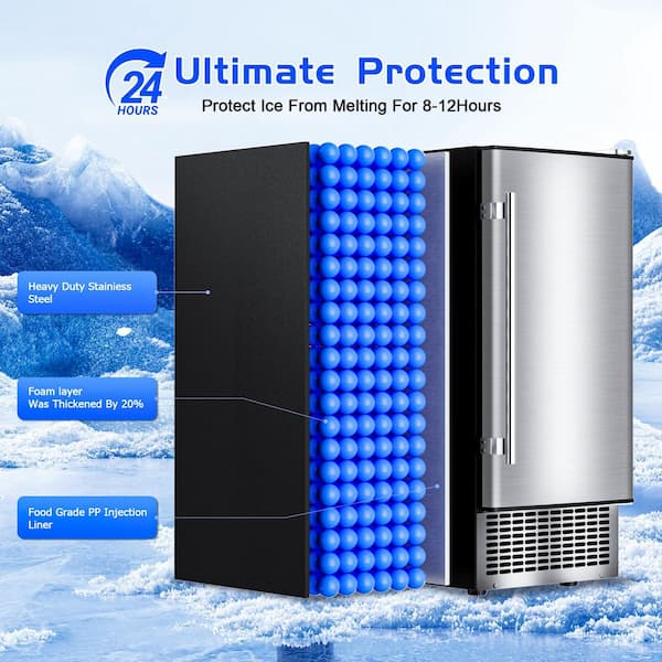 Quyndor 19.5 in. 80 lbs. Outdoor Freestanding Commercial Full Size