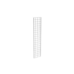 60 in. H x 12 in. W Chrome Metal Grid Wall Panel Set (3-Pack)