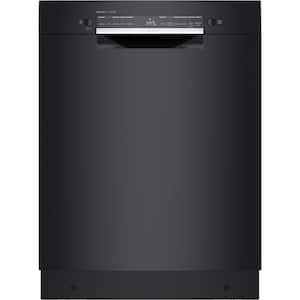 300 Series 24 in. ADA Compliant Smart Front Control Dishwasher in Black with Stainless Steel Tub, 46dBA