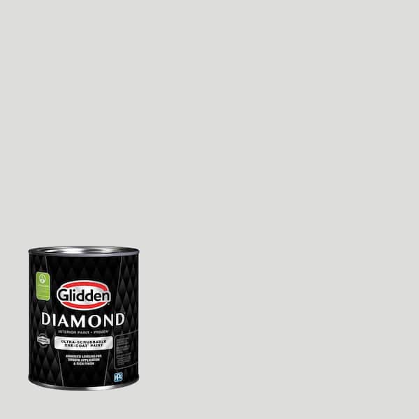 Glidden Diamond 1 qt. PPG0996-1 Shining Scale Satin Interior Paint with Primer