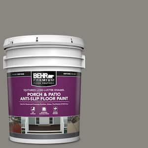 5 gal. #HDC-NT-23 Wet Cement Textured Low-Lustre Enamel Interior/Exterior Porch and Patio Anti-Slip Floor Paint