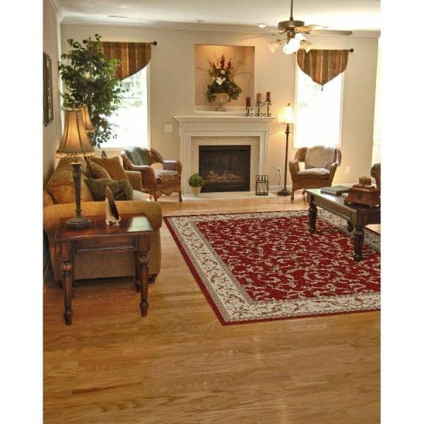 Jewel Veronica Red 7 ft. x 9 ft. Area Rug