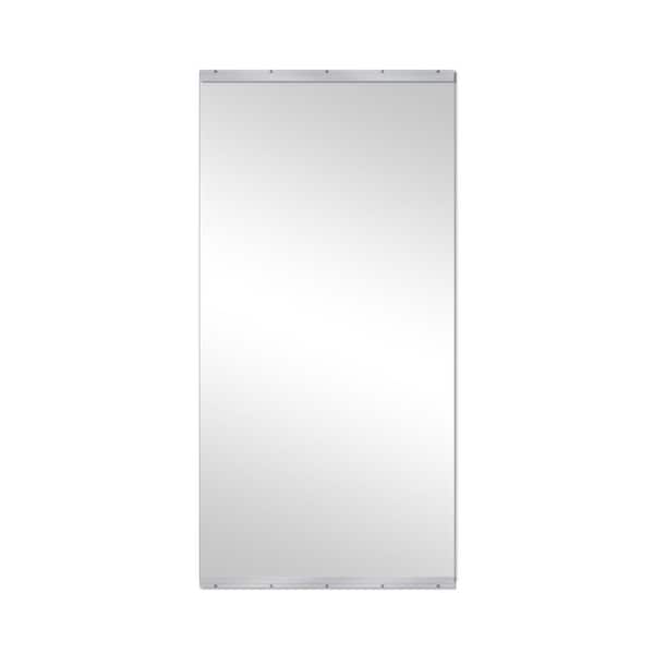 36 in. W x 72 in. H Rectangular Frameless Tempered HD Wall Mirror/Gym Mirror/Dance Mirror