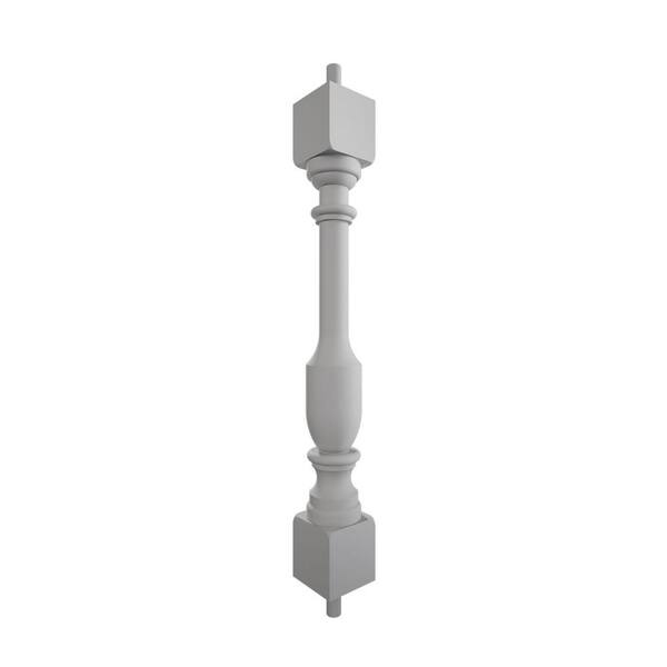 Ekena Millwork Endurathane 500 Series 24 in. H x 2.5 in. W White Resin Stair Baluster