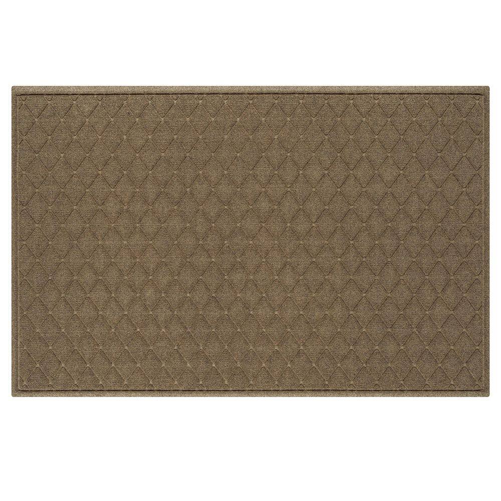 Waterhog Argyle Camel 45 in. x 70 in. PET Polyester Indoor Outdoor Estate Mat price history on PriceWatchPro