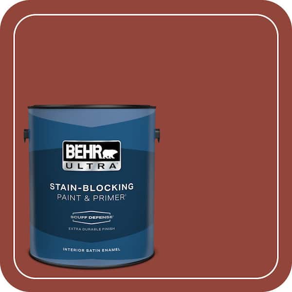 BEHR ULTRA 1 gal. #PMD-21 Autumn Maple Extra Durable Satin Enamel Interior Paint & Primer