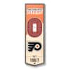 YouTheFan NHL Philadelphia Flyers 6 In. X 19 In. 3D Stadium Banner ...