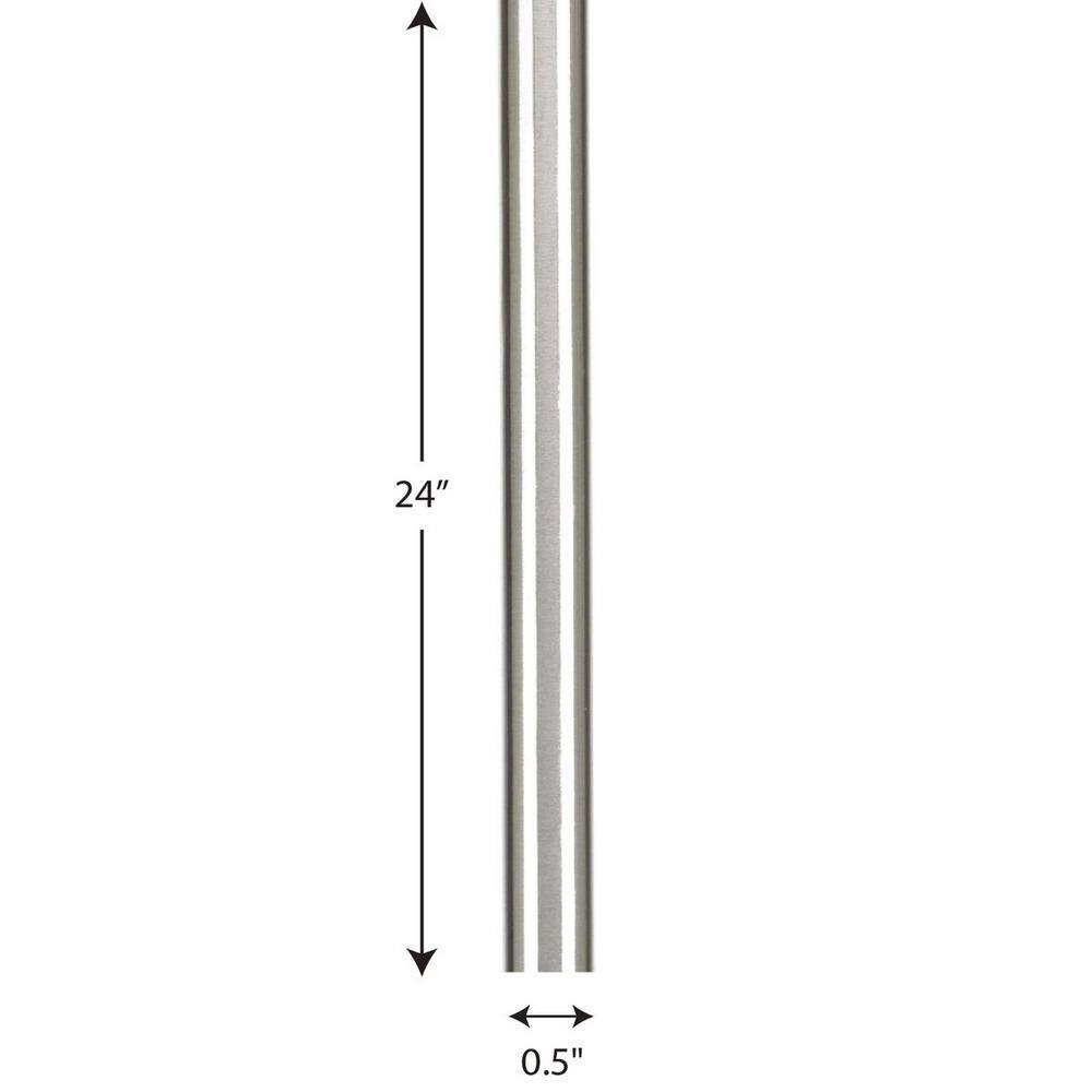 Brushed Nickel 24-Inch Stem Extension Kit