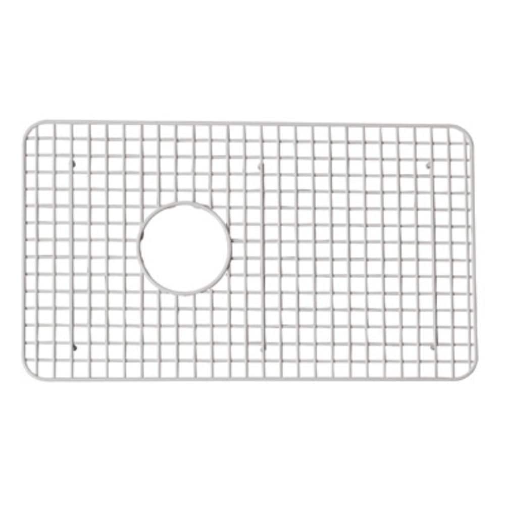White Vinyl Coated Wire Sink Grid with Feet