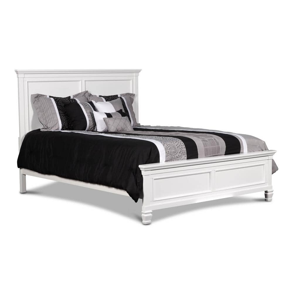 New Classic Furniture Tamarack White California King Bed Frame (incomplete side rails only)