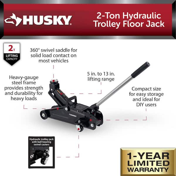 2-Ton Hydraulic Trolley Car Jack