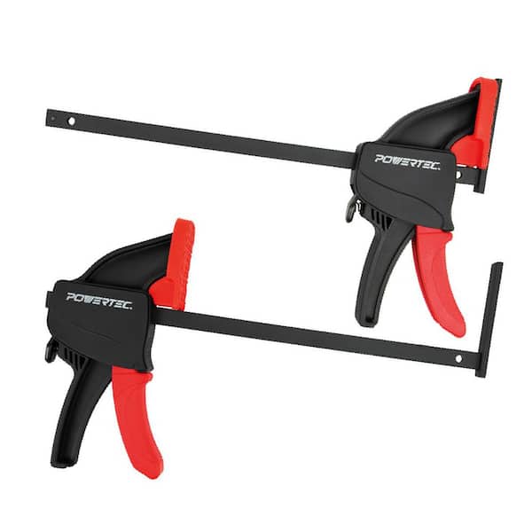 8-3/4 in. Tracksaw Track Guide Rail Clamp for Circular Saw Guide Rail System, Woodworking (2-Pack)