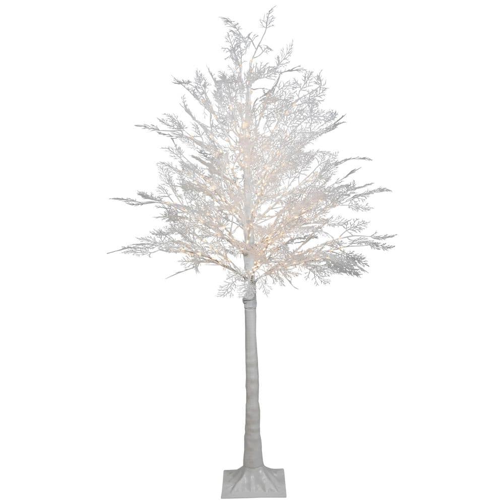 5' LED Lighted White Lace Artificial Christmas Tree-Warm White Lights price history on PriceWatchPro