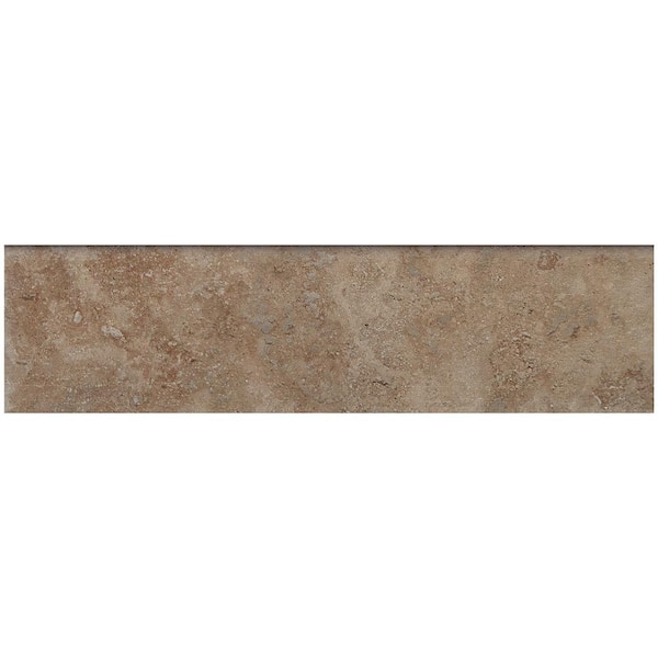 Marazzi Travisano Venosa 3 in. x 12 in. Glazed Porcelain Bullnose Floor and Wall Tile (0.26 sq. ft. / piece)
