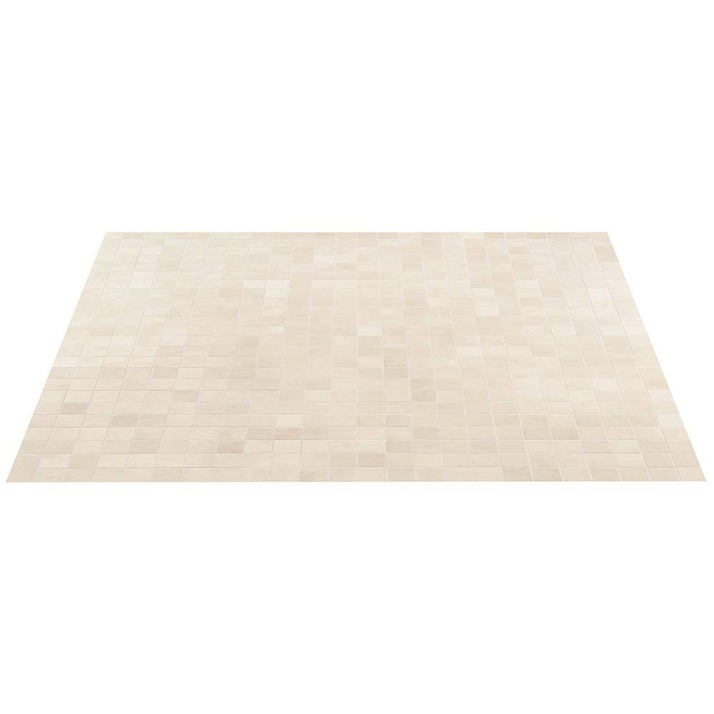 Catlinite Beige Matte Porcelain Mosaic Floor and Wall Tile