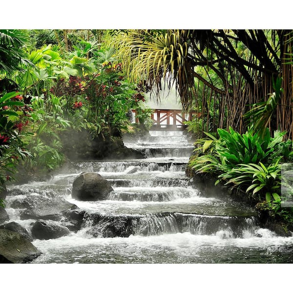 Brewster Tranquil Waterfall Wall Mural