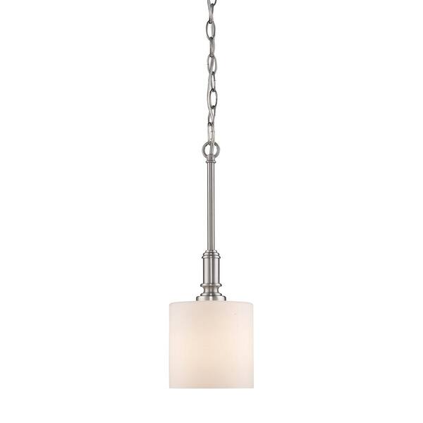 Golden Lighting Beckford PW 1-Light Pewter Pendant