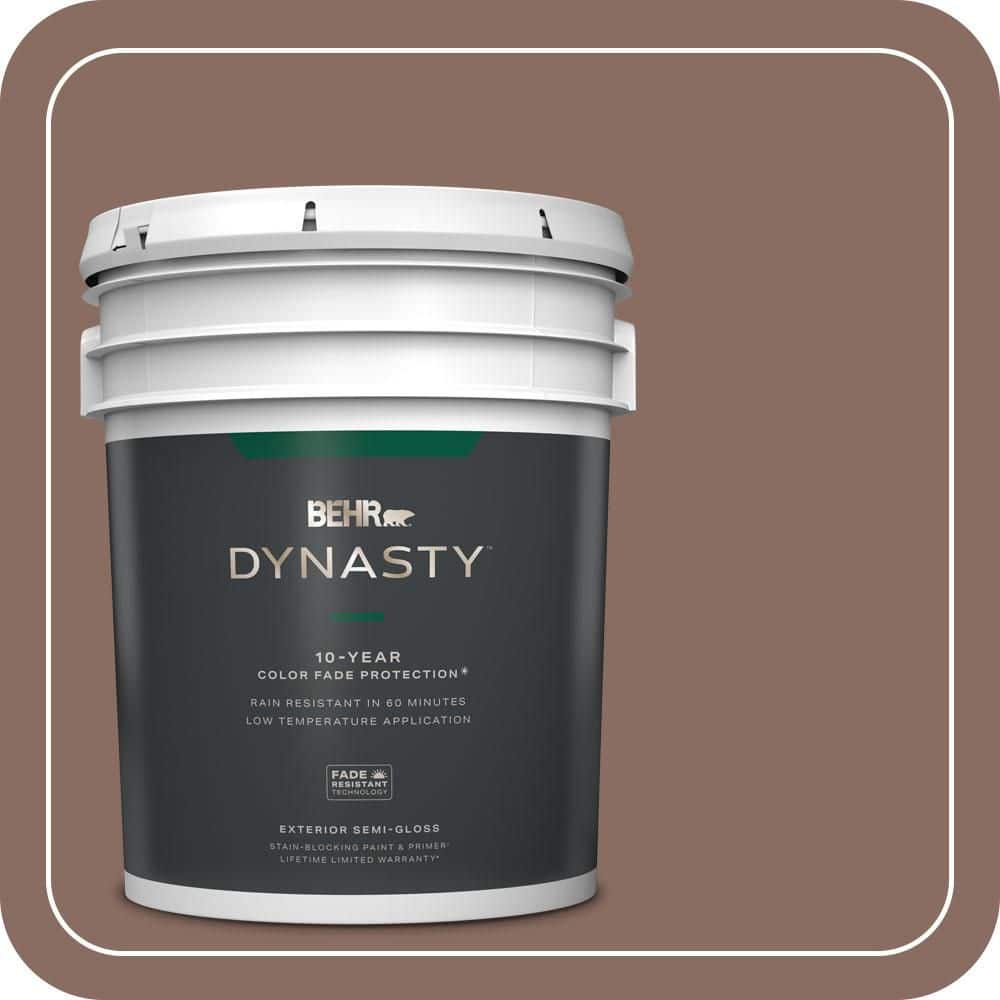 5 gal. #N150-5 French Truffle Semi-Gloss Exterior Stain-Blocking Paint & Primer price history on PriceWatchPro