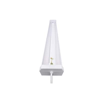4 ft. 70-Watt Equivalent 4500 Lumens Linkable Integrated LED White Shop Light
