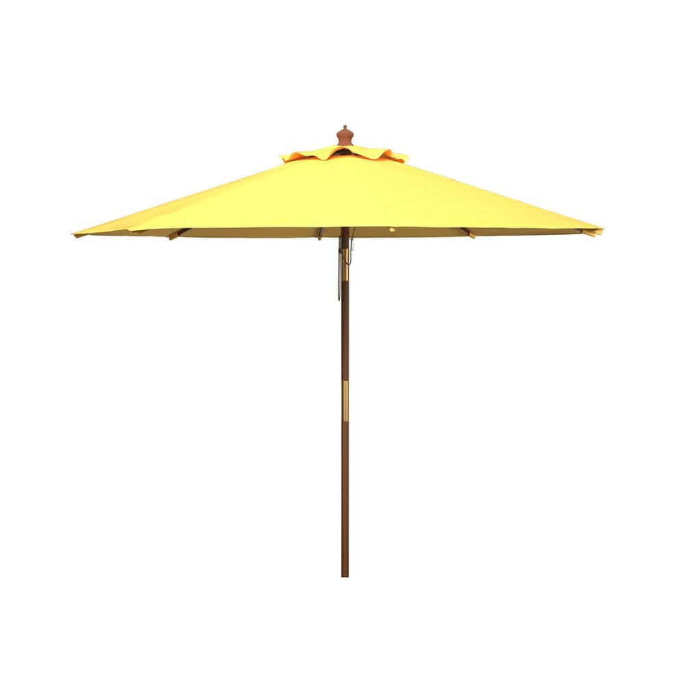 Cannes 9 ft. Steel Patio Umbrella in Yellow price history on PriceWatchPro