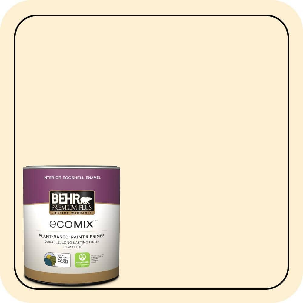 1 qt. #350C-1 Downy Eggshell Enamel EcoMix Plant-Based Interior Paint & Primer price history on PriceWatchPro