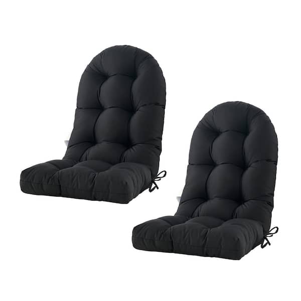BLISSWALK Patio Chair Cushion for Adirondack High Back Tufted Seat Chair Cushion Outdoor 48 in. x 21 in. x 4 in, Set Of 2