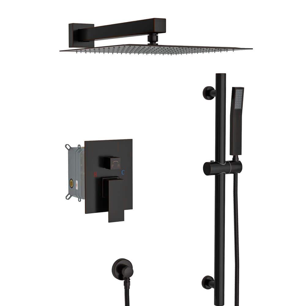 Single Handle 1-Spray Shower Faucet 1.8 GPM with Pressure Balance and Slide