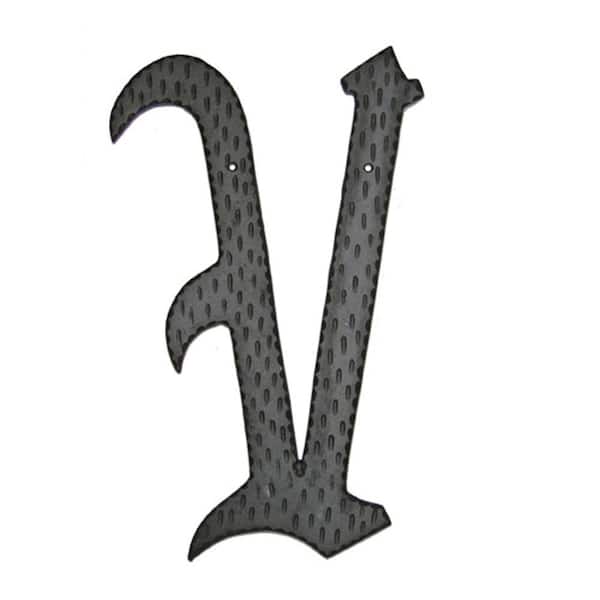 Montague Metal Products 24 in. Home Accent Monogram V