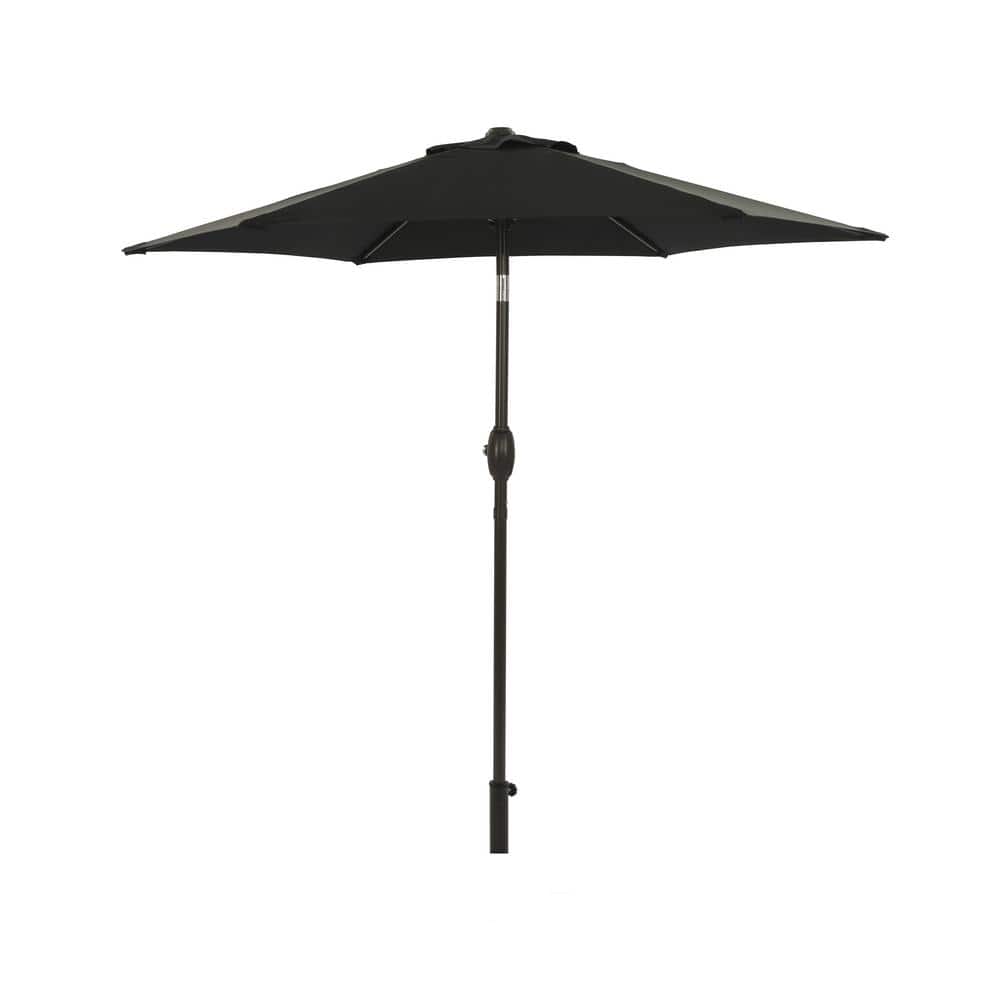 7.5 ft. Market Patio Umbrella in Black